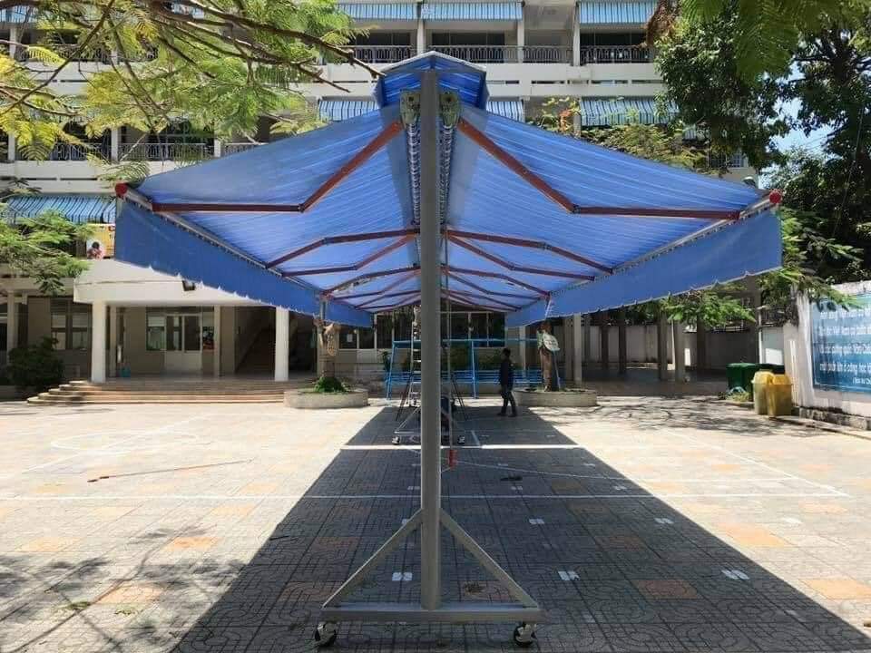 Mái hiên di động bánh xe